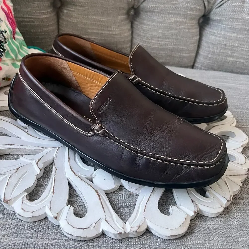 Geox Leather Loafers Shoes Men’s 43 9.5 US